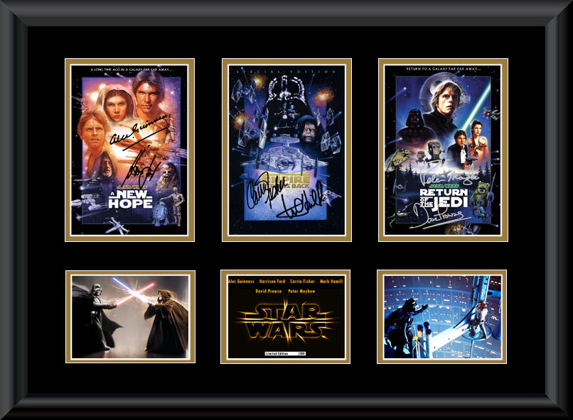 Star Wars (Montage) Framed 30x40cm Breakout Print main image 1